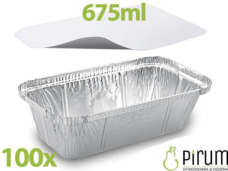 Foremka 675ml ALU+ 200x120x45 R42L ALFATEC 100szt