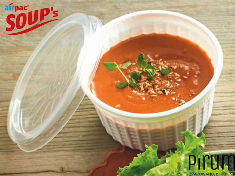 Pojemnik 350ml PP Airpac® SOUP’s 115mm REUSE 25szt