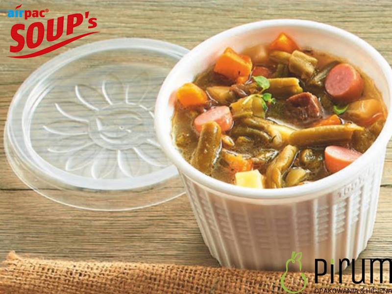 Pojemnik 500ml PP Airpac® SOUP’s 115mm REUSE 25szt