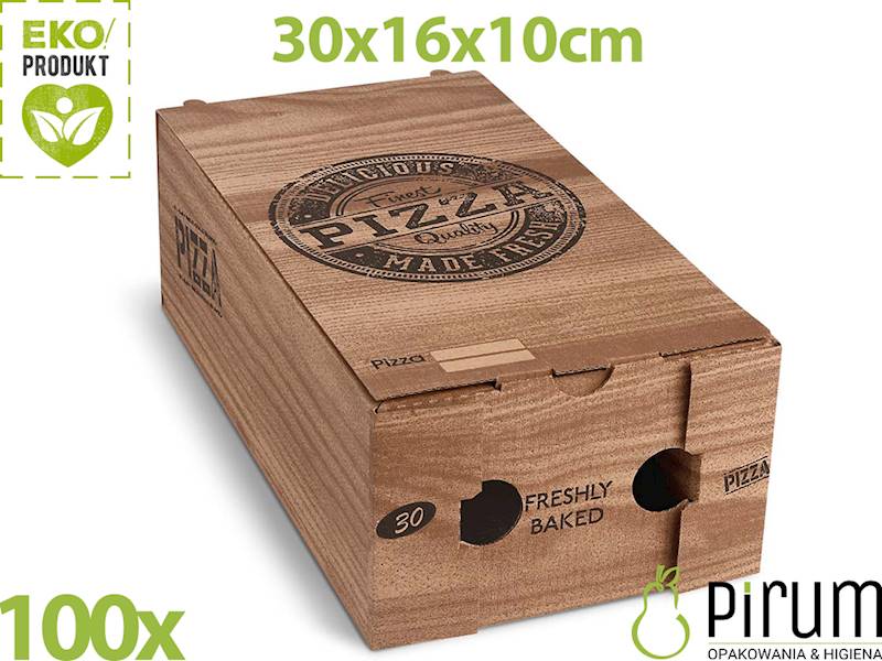 Pizza Box Calzone KRAFT 30x16x10 71816 100szt