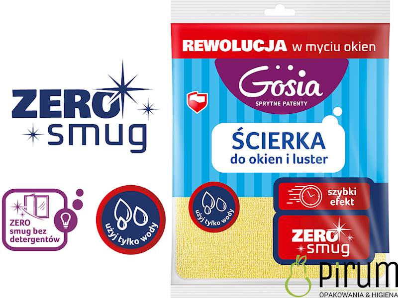 Gosia Ścierka PVA do Okien i Luster ZERO SMUG 