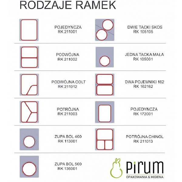 Ramka do zgrzewarki Podwójna 227x178mm