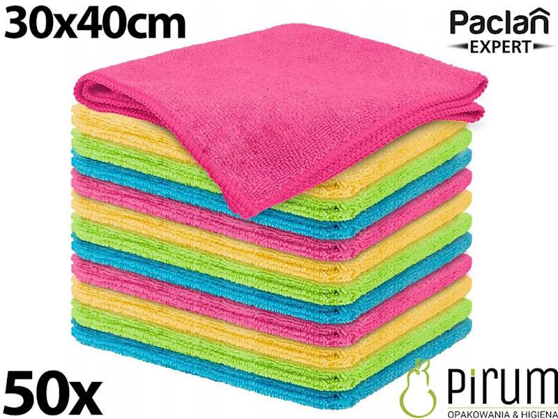 Paclan Expert Ścierka MIKROFIBRA 30x40cm 50szt