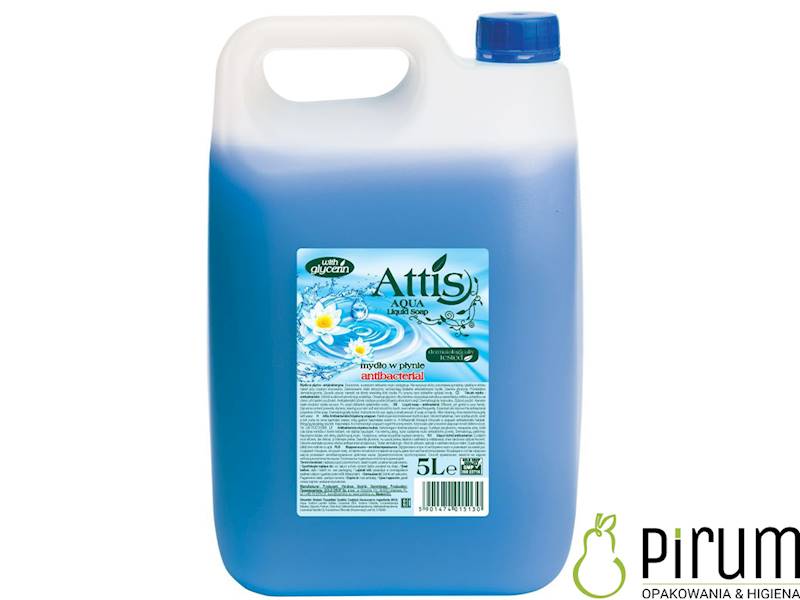 ATTIS 5L AQUA Mydło w płynie ANTYBAKTERYJNE