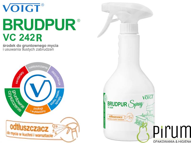 Voigt VC-242R 600ml BRUDPUR Spray Odtłuszczacz