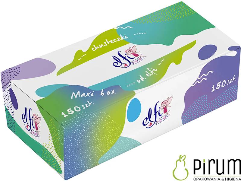 ELFI Chusteczki higieniczne 2W MAXI BOX 150szt