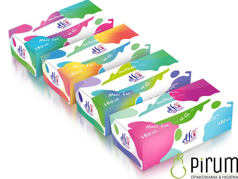 ELFI Chusteczki higieniczne 2W MAXI BOX 150szt