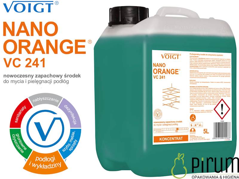 Voigt C341 5L Floor Protect NANO ORANGE do Podłóg
