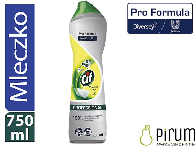 CIF 750ml LEMON PRO Formula Mleczko Cream