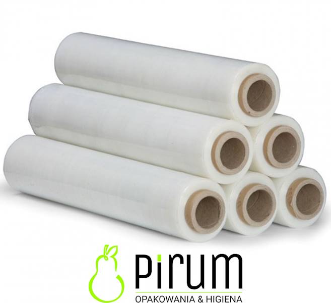 Folia Stretch 3,0kg 50cm Transparentna 23my 256mb 