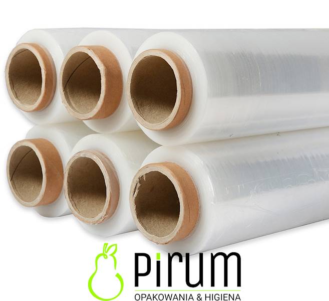 Folia Stretch 3,0kg 50cm Transparentna 23my 256mb 