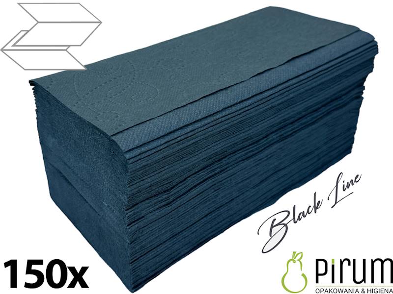 Ellis Ręcznik Składany ZZ BLACK LINE 0826 150szt