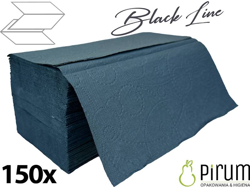 Ellis Ręcznik Składany ZZ BLACK LINE 0826 150szt