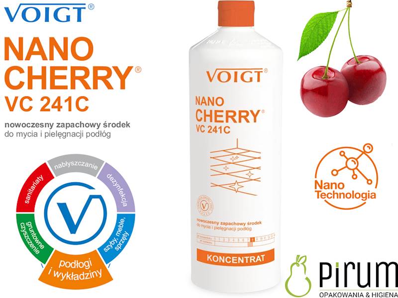 Voigt VC-241C 1L NANO CHERRY do mycia podłóg