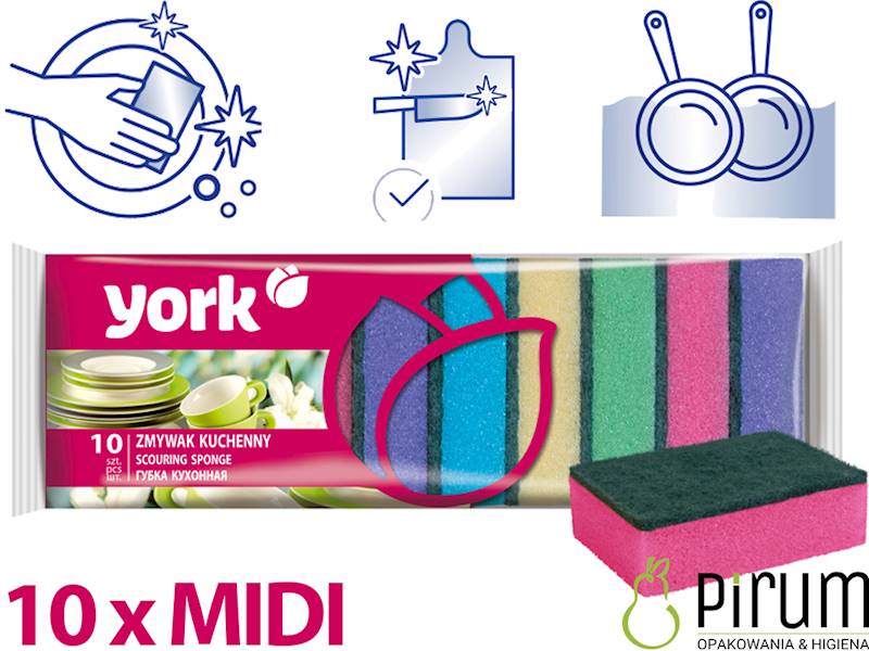 York Zmywak kuchenny  030030 10szt.
