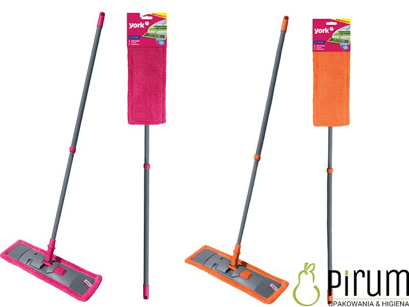 York Mop Płaski CLASSIC Mikrofobra kij teleskopowy