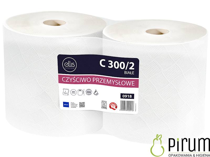 Ellis Czyściwo C300/2 28cm 290m Białe 0918 2szt