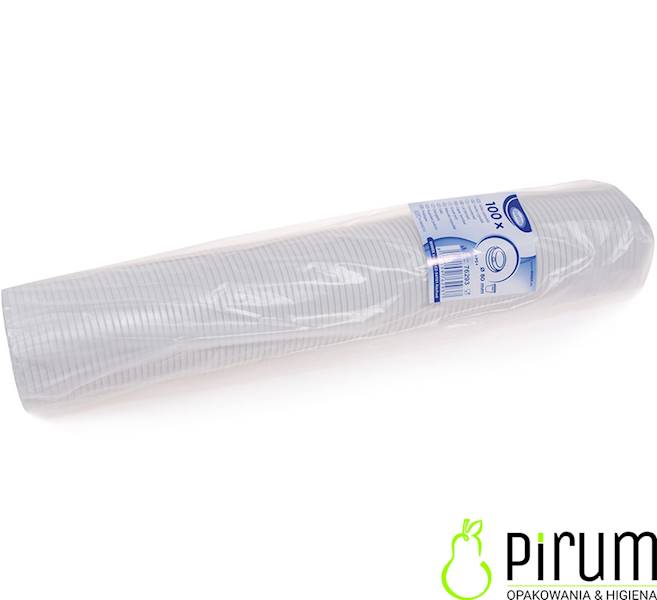 Wieczko 80mm Białe PS 100szt Wimex 76293