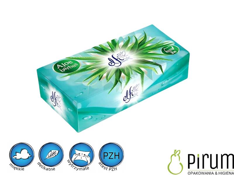 ELFI Chusteczki higieniczne 3w BOX Aloe 90szt