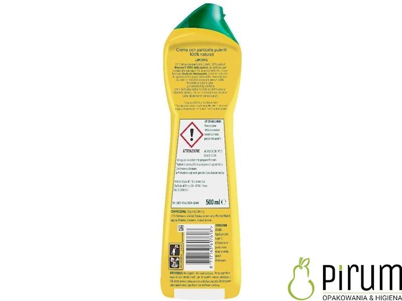 CIF 500ml Cream LEMON CITRUS Mleczko- ŻÓŁTE