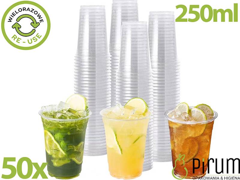 Kubek 250ml PP 78mm REUSE 45914 Papstar 50szt