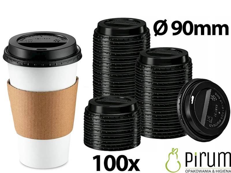 Wieczko 90mm CZARNE BLK90 Kram 37720 100szt.