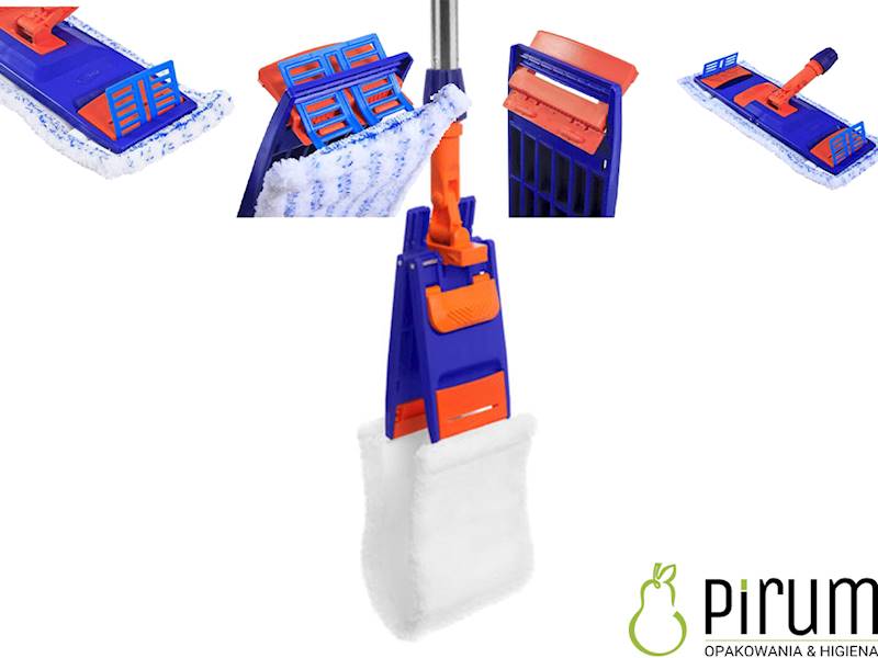 Stelaż 50cm Mop Płaski DUO Kieszeń Klips HS375