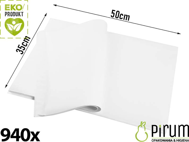 Arkusz 35x50cm PAP PÓŁPERGAMIN 30g/m2 940szt 5kg