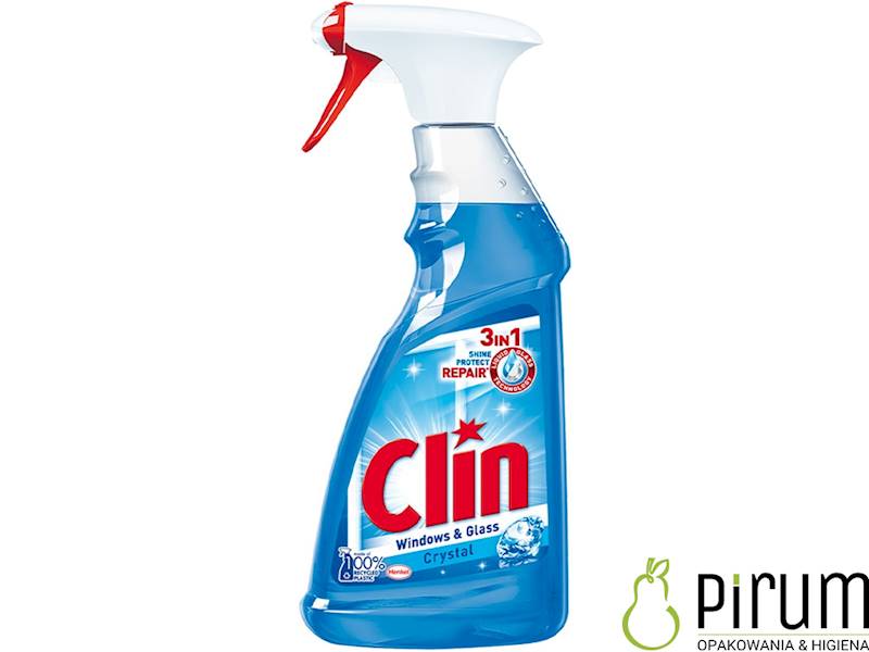 Clin 500ml Spray Windows Glass CRYSTAL Niebieski