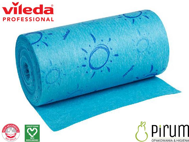 Vileda Quick`n Dry Ścierka w rolce Niebieska 10m