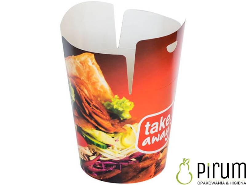 $ Food Box 750ml PAP/PE TAKE AWAY 21122 Kram 50szt