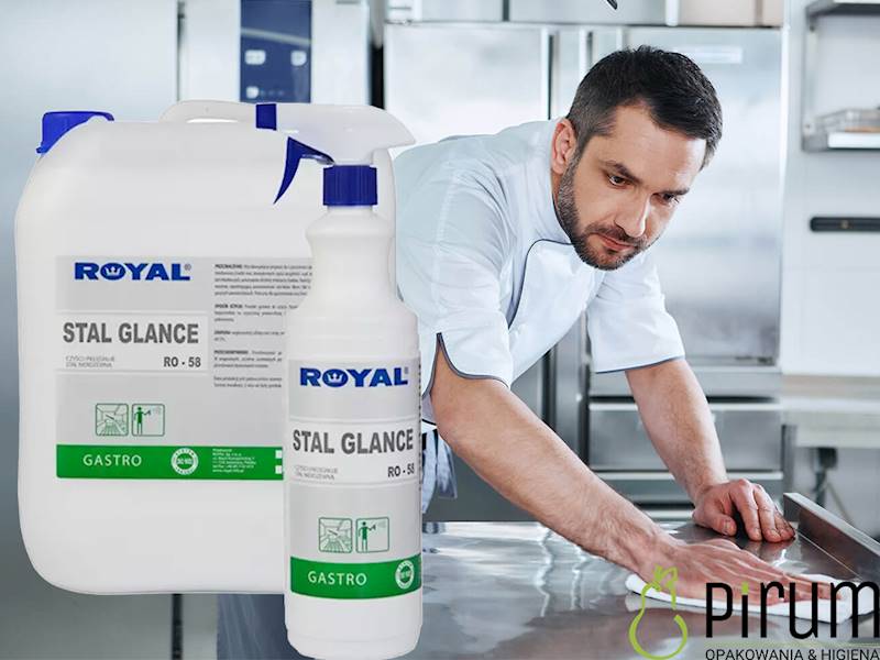 Royal 1L RO-58 STAL GLANCE Stal Nierdzewna Spray