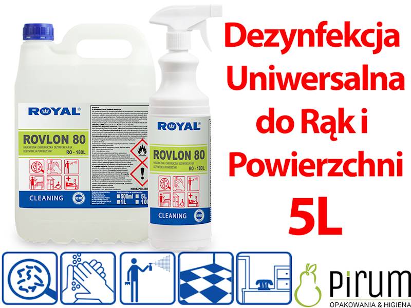 Royal 5L RO-180L ROVLON 80 Dezynfekcja