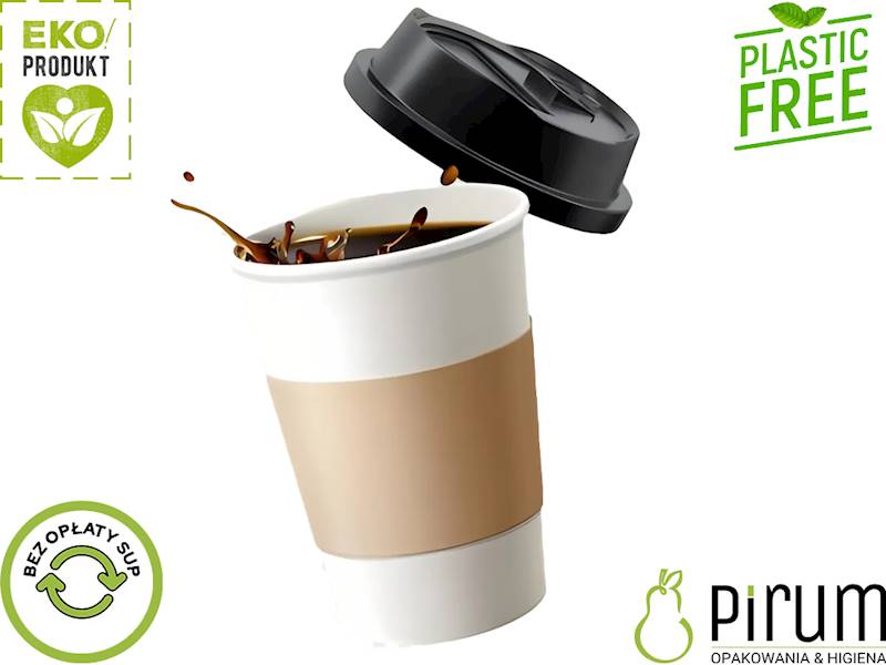 EKO Kubek 300ml PAP 12oz BIAŁY 90mm CUPIPACK 45szt