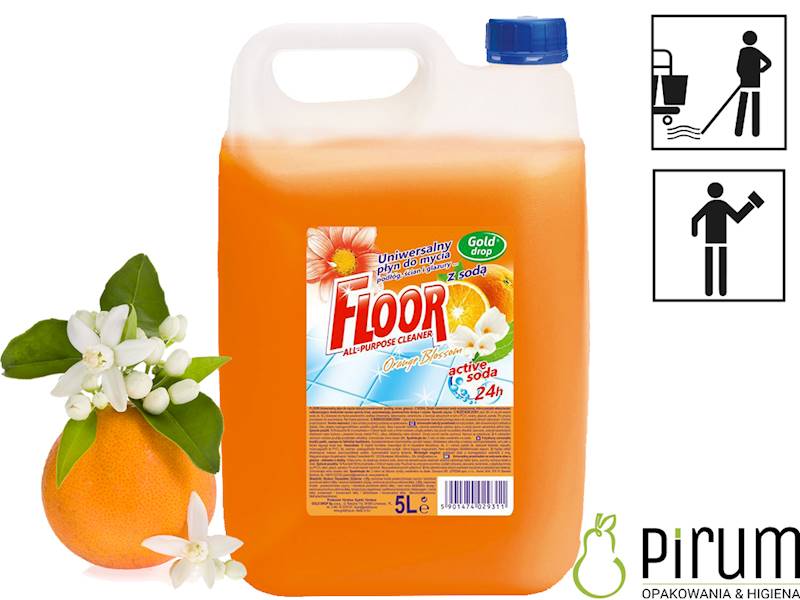 Floor 5L Płyn Uniwersalny ORANGE BLOSSOM z Sodą
