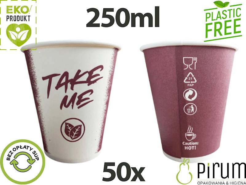 Kubek 250ml 80mm TAKE ME 88341 Love Nature 50x