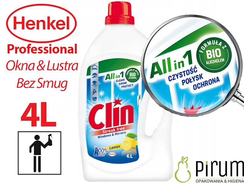 Clin 4L Lemon Streak Free Windows & Mirrors