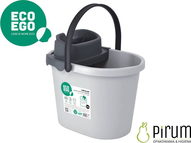 Eco Ego Wiadro 13L CIRCULAR Wyciskacz PŁASKI