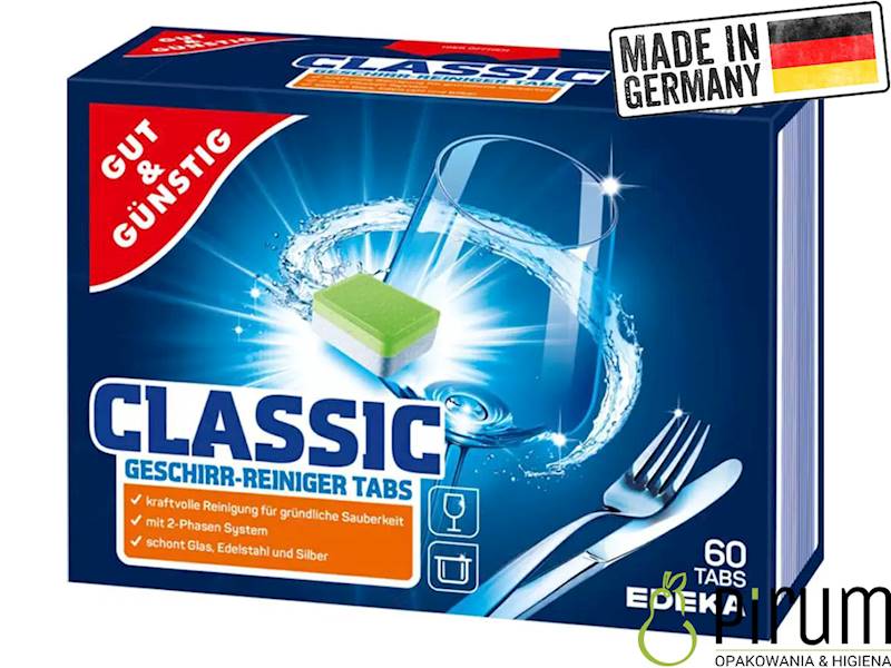 Gut&Gunstig Classic Tabletki Do Zmywarek 60 sztuk