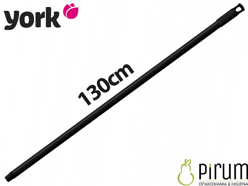 York Kij Trzonek 130cm Metalowy Czarny