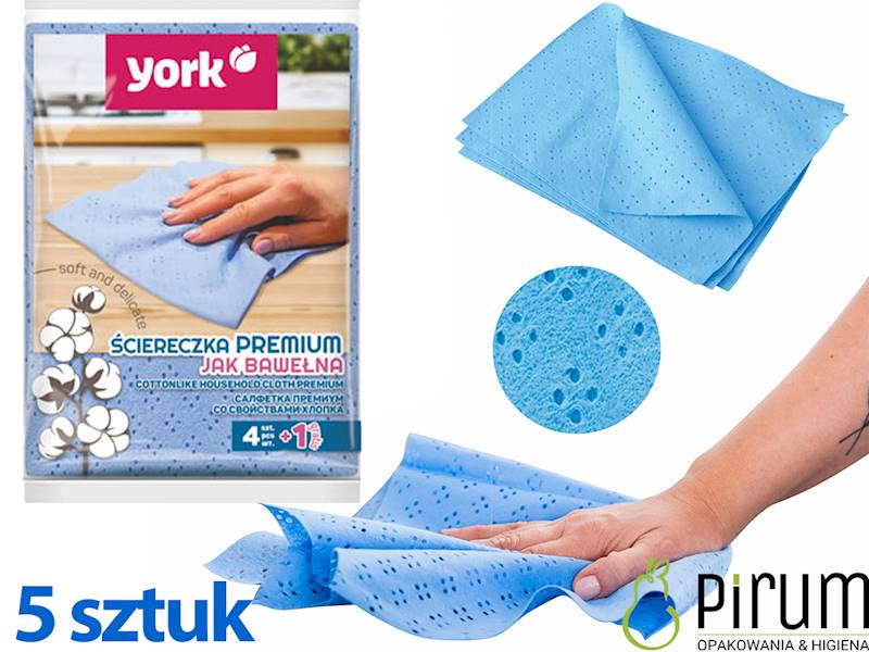 York Ściereczka PREMIUM jak Bawełna 4+1 5szt