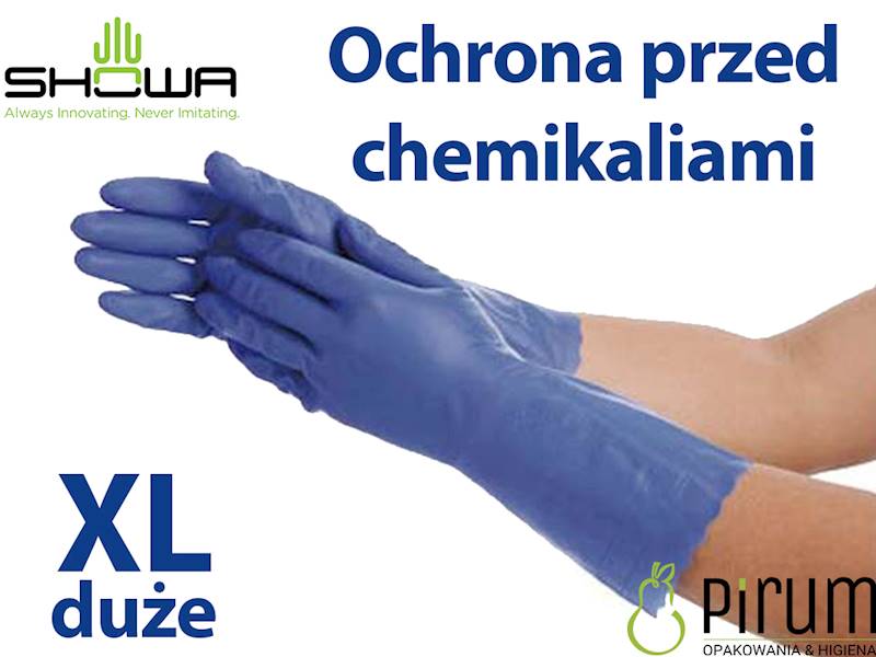 Rękawice XL/ 10 Ochronne SHOWA hybryda PCV