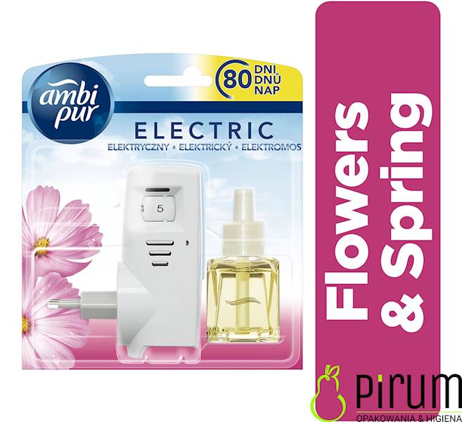 Ambi Pur Electro 80 URZĄDZENIE 20ml Flowers Spring