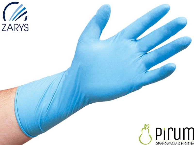 Zarys Rękawice S BLUE LONG Nitrile EasyCare 100szt