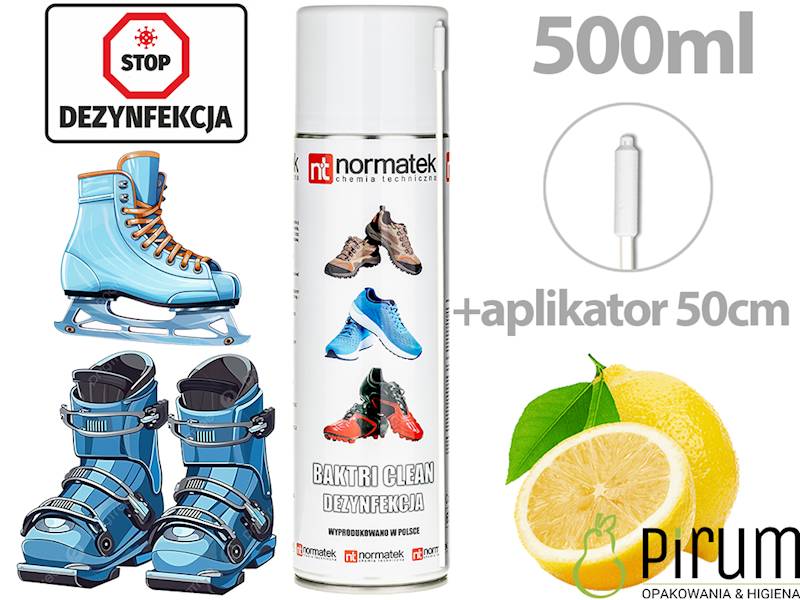 Normatek 500ml BAKTRI CLEAN Dezynfekcja Spray