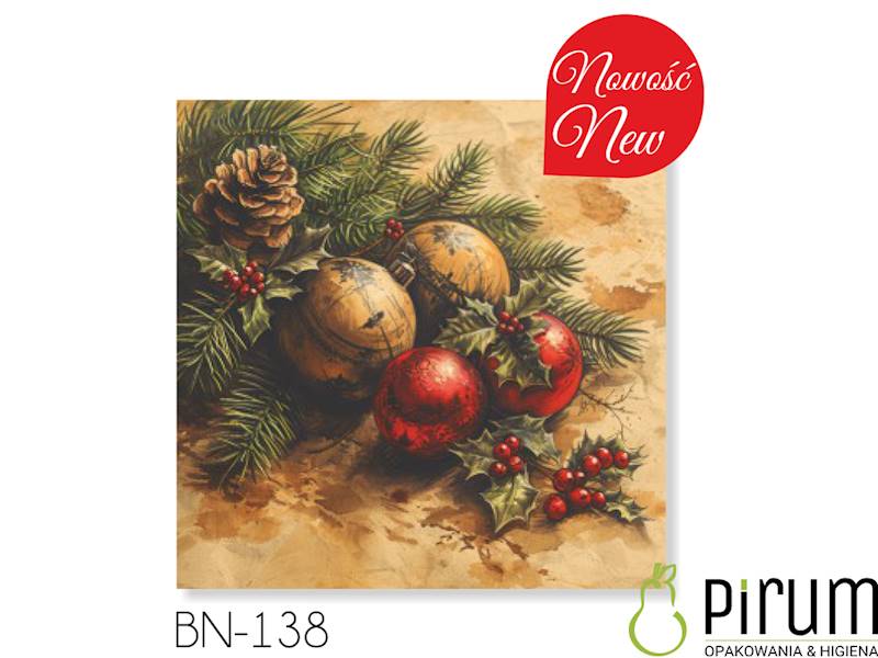 Serwetki 3w 33x33 CHRISTMAS BN-138 20szt