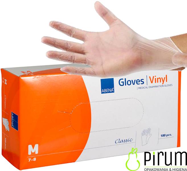 Rękawice M VINYL Powder-Free Abena 4425 100szt