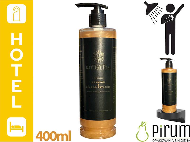 RITUALIUM LINE 400ml Shampoo& Shower Gel z Pompką 