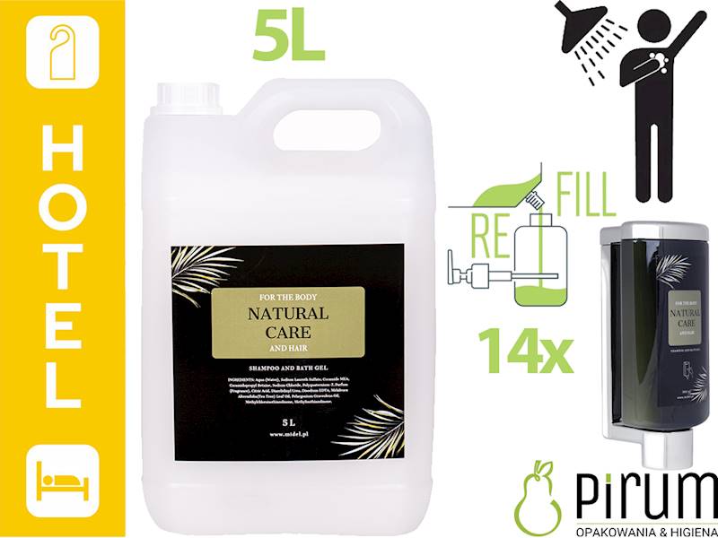 NATURAL CARE 5L Shampoo& Shower Gel - Zapas