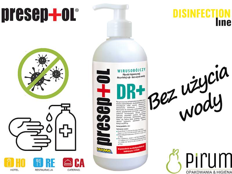 Preseptol 500ml DR+ Dezynfekcja Rąk Bez Wody